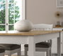 Hanah Home Mesa de comedor FRN-20082 Madera y Blanco